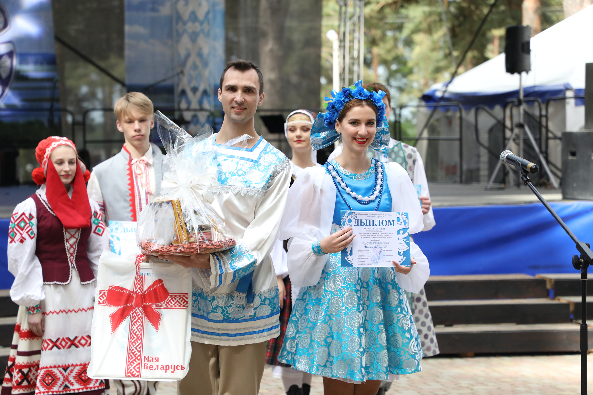 Яркое выступление танцевальных коллективов  УП «Витебскоблгаз» на Браславской земле