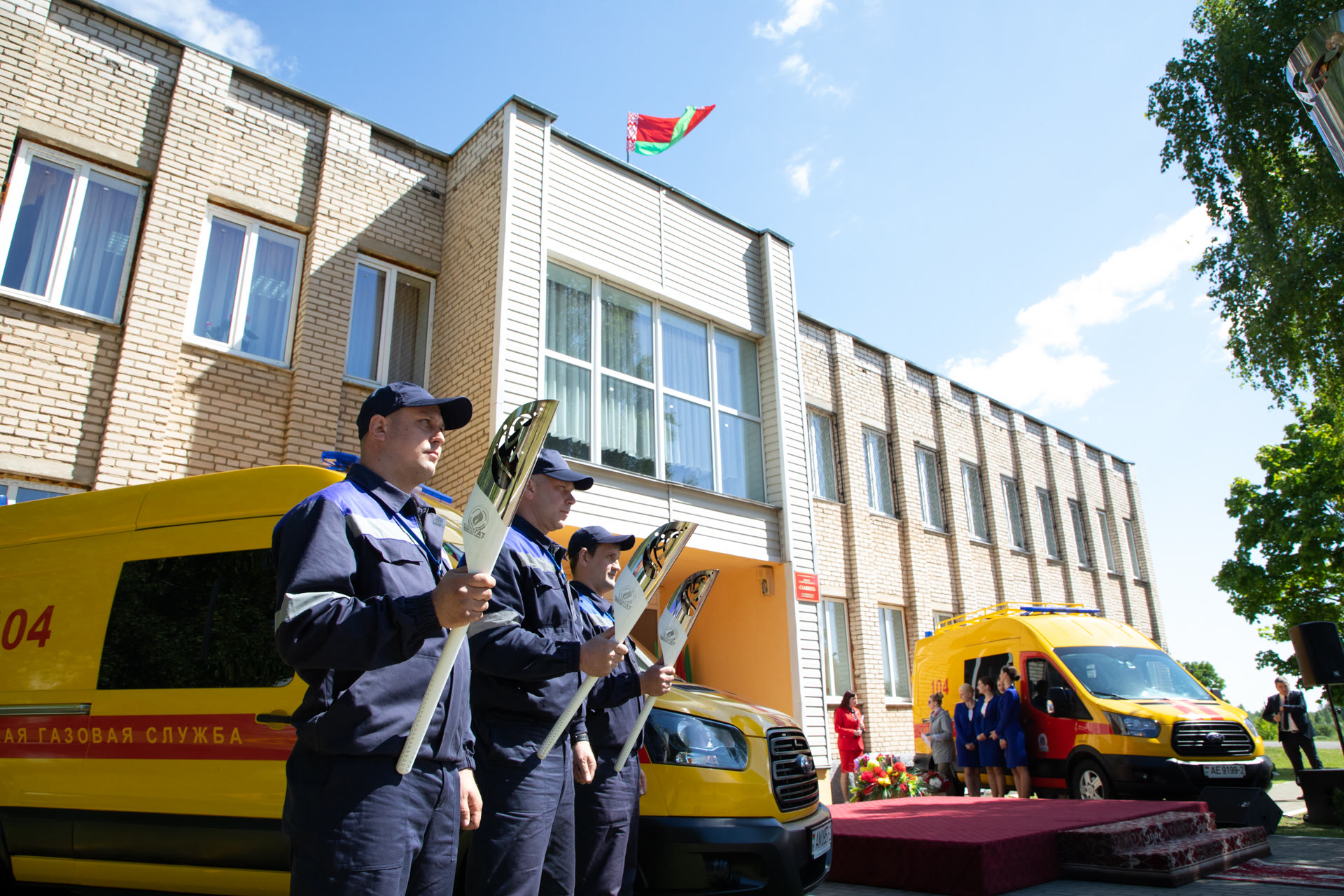 пуск газа в аг.Славное