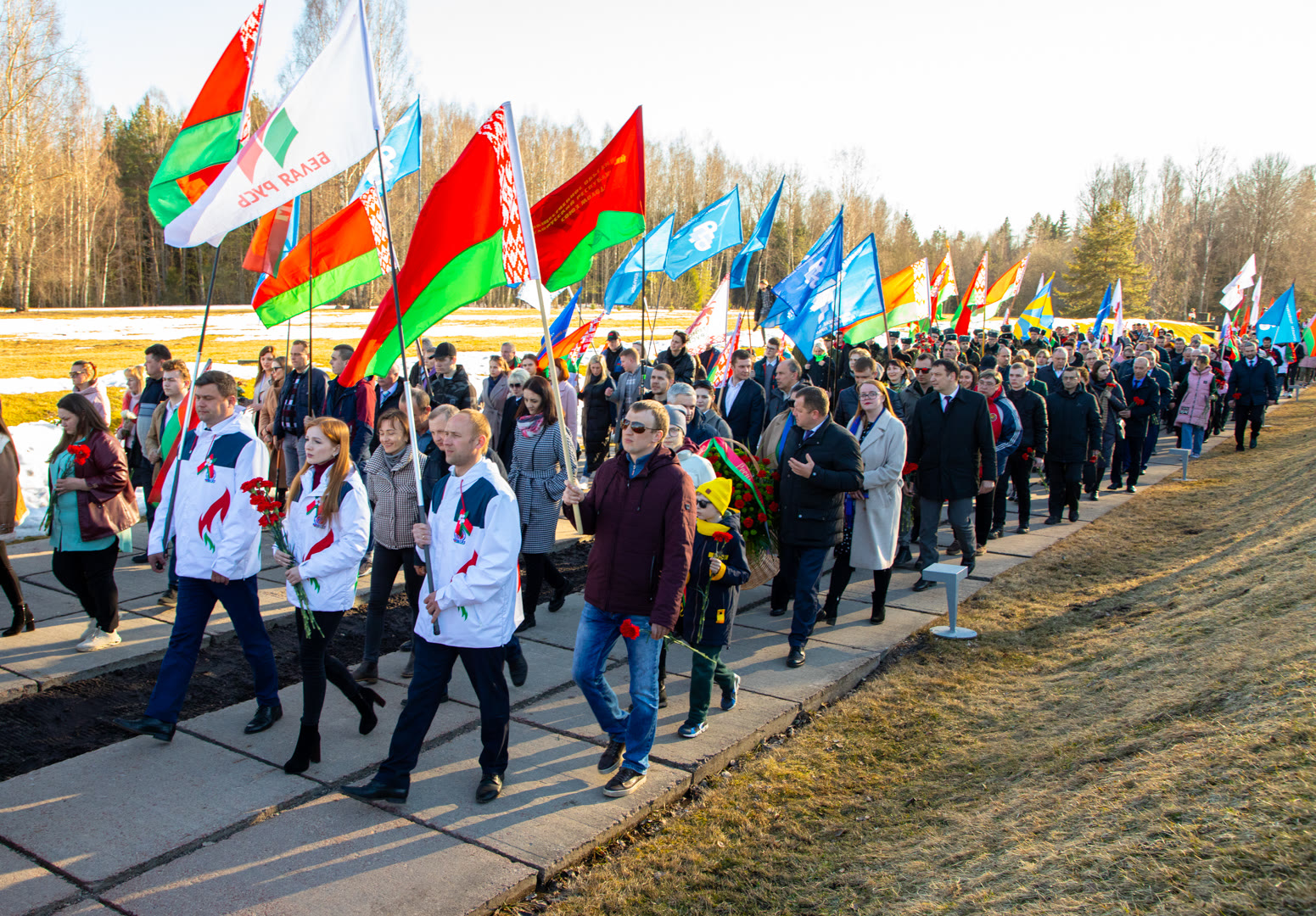 Патриотический автопробег «За Единую Беларусь»