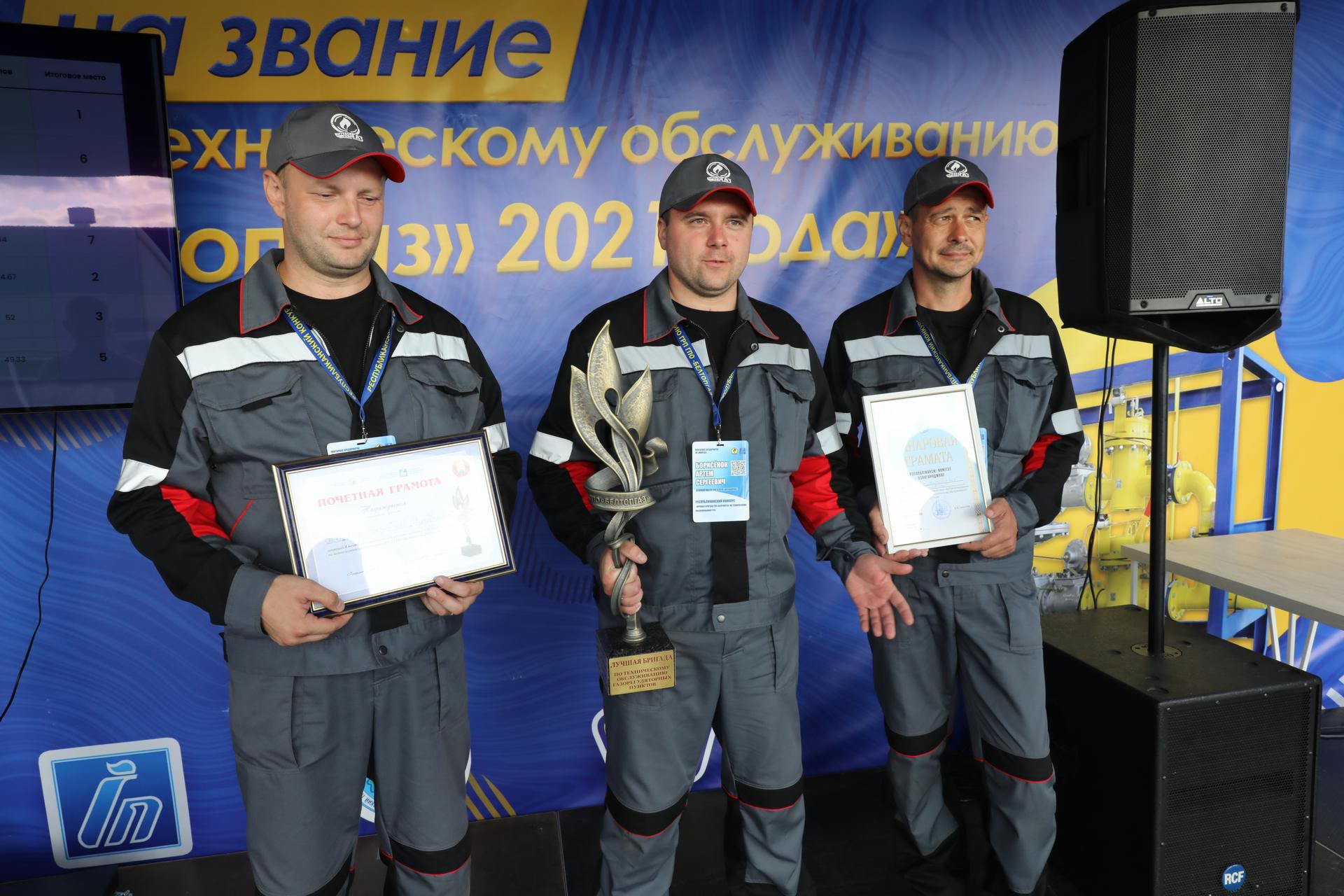 Известны итоги республиканского смотра-конкурса на звание «Лучшая бригада по техническому обслуживанию газорегуляторных пунктов»