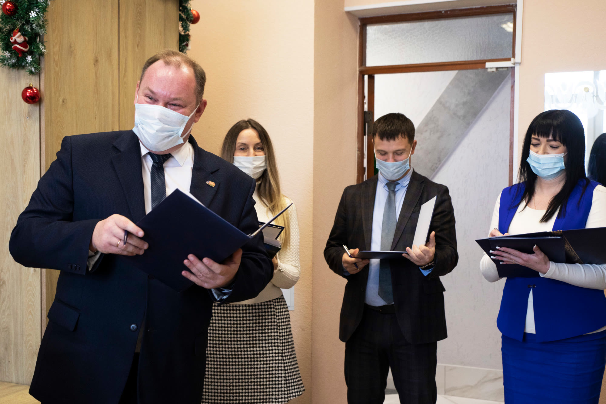 Конкурс на лучшее новогоднее оформление в ПУ «Витебскгаз»
