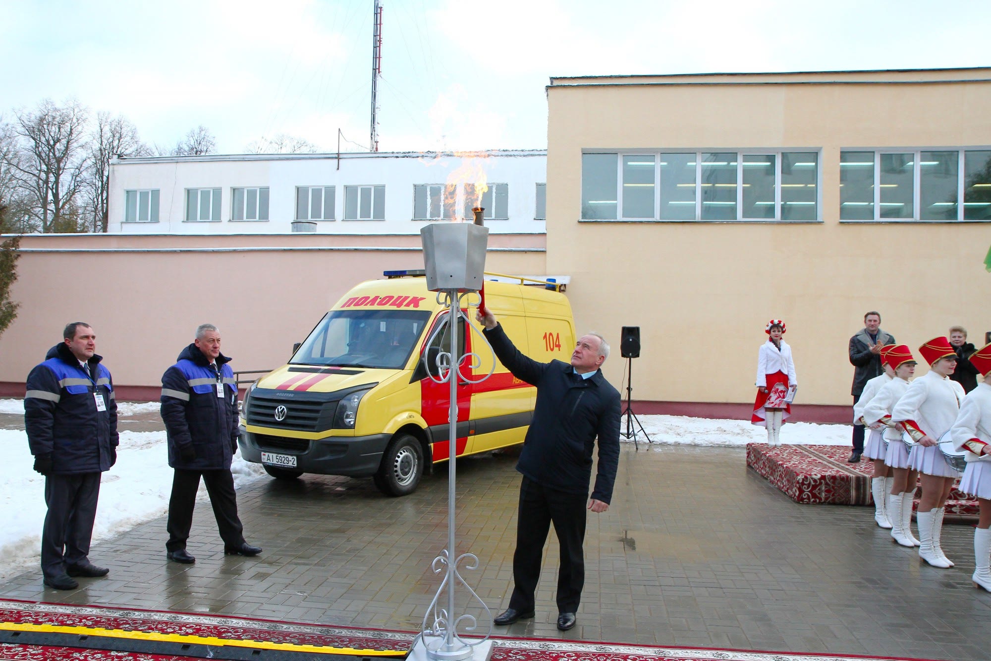 Пуск природного газа в аг.Друя Браславского района