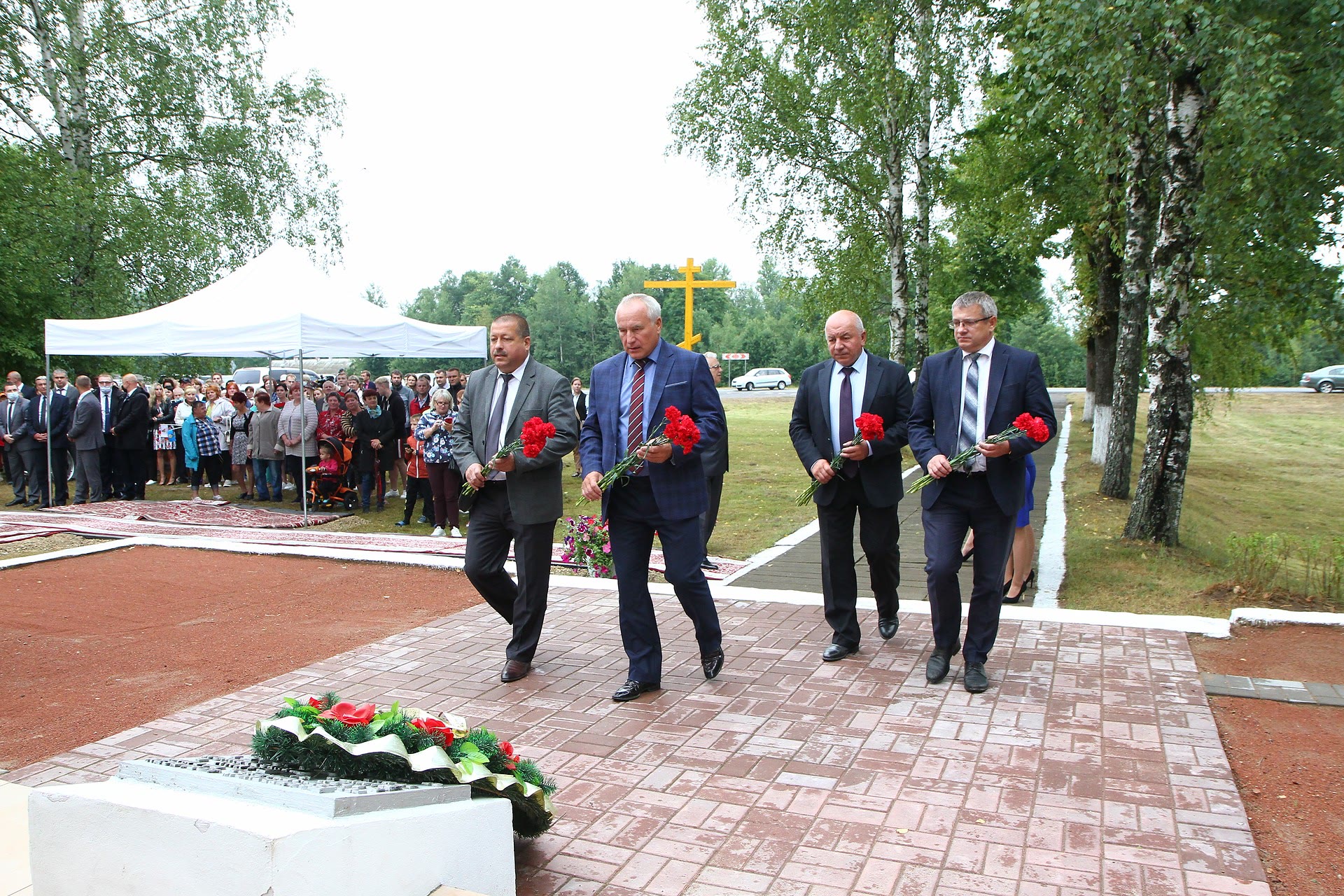 Торжественное мероприятие, посвященное пуску газа в н.п. Язвино Шумилинского района