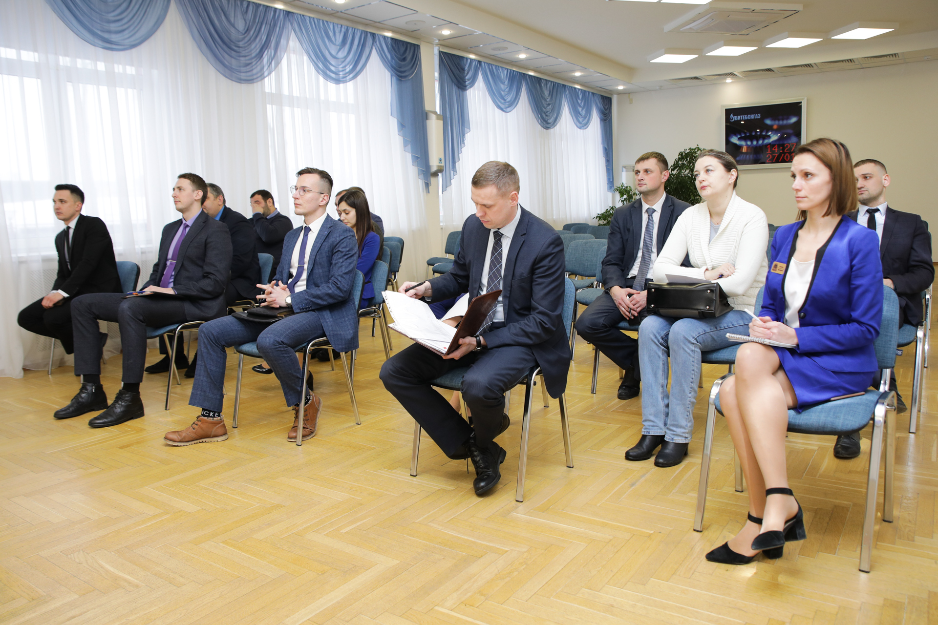 Встреча специалистов, занятых в сфере обслуживания населения в ПУ "Витебскгаз"