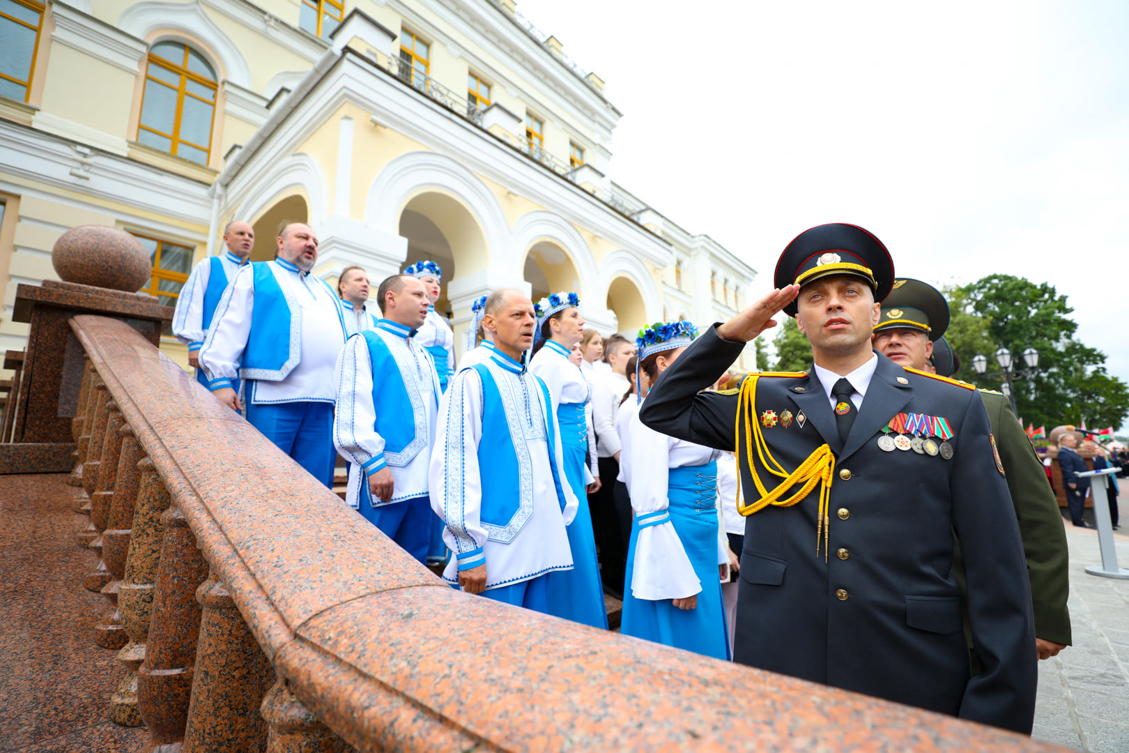 чествование Госу­дарственного флага Республики Беларусь