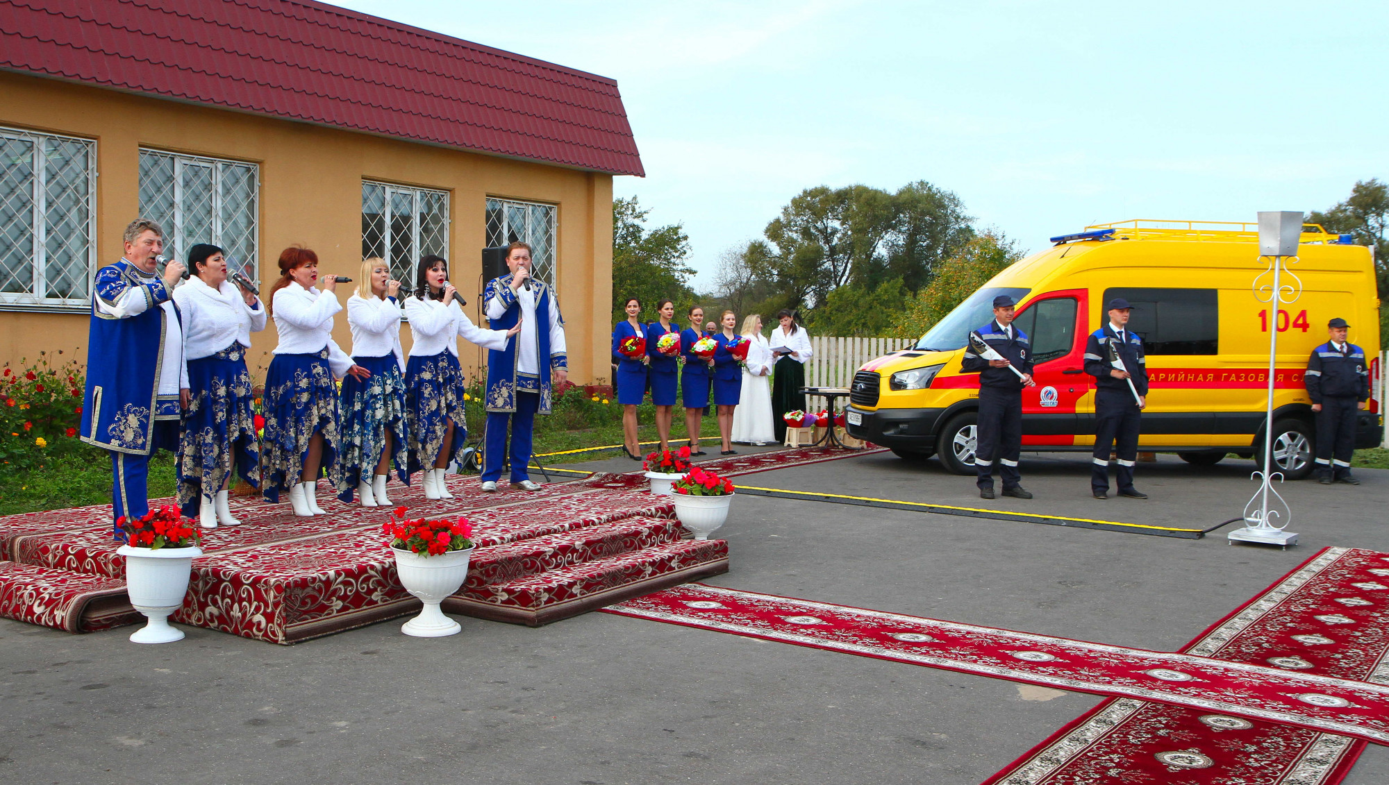 Торжественное мероприятие, посвящённое пуску газа в населенном пункте Юрковщина Лепельского района