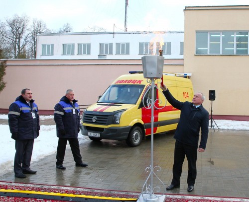 Пуск природного газа в аг.Друя Браславского района