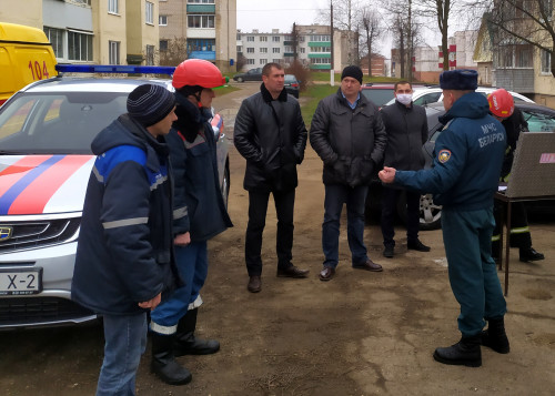 Тренировочное тактико-специальное учение в г.Сенно