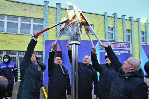 пуск газа аг. Дрозды