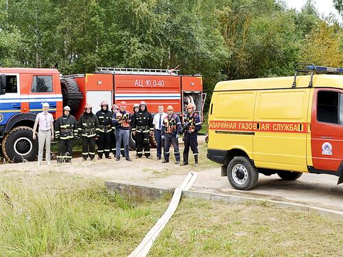 Проверка готовности к чрезвычайным ситуациям в Лепельском РГС ПУ «Чашникигаз»