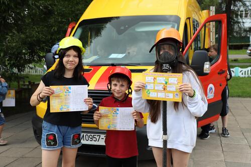 ПУ «Оршагаз» организована выставка оборудования и техники работников газовой службы для детей