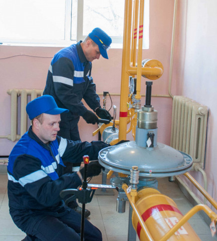 Лучшая бригада УП "Витебскоблгаз" по техническому обслуживанию ГРП 2018 года
