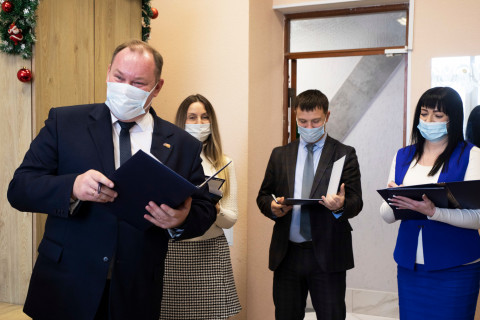 Конкурс на лучшее новогоднее оформление в ПУ «Витебскгаз»