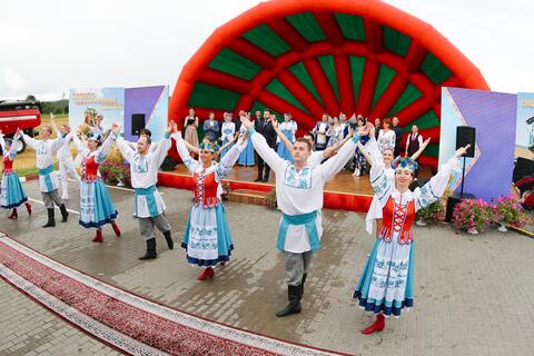 Областные Зажинки - 2022 в СХП «Мазоловогаз»