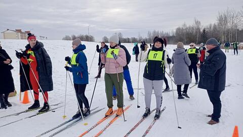 В Ушачском районе прошел спортивный праздник «День Снега 2024»