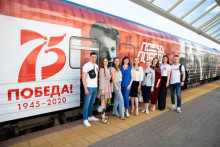 Уникальный передвижной музей «Поезд Победы» удалось посетить работникам УП «Витебскоблгаз» 