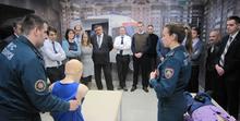 Специалисты аппарата управления УП «Витебскоблгаз» посетили современный центр безопасности областного управления МЧС