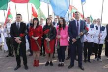 Торжественная церемония возложения венков к стеле мемориала «5-й Полк» прошла в Витебске