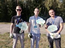 Молодежь ПУ «Полоцкгаз» приня­ла участие в соревно­ваниях среди эковоло­нтеров «Чистые игры»