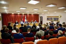 встреча генерального директора Александра Васильевича Бранцевича и руководства УП «Витебскоблгаз» с молодыми специалистами 2026 года.