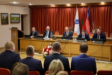 Заседание совета УП "Витебскоблгаз" под руководством генерального директора Александра Васильевича Бранцевича.
