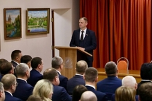 Cобрание трудового коллектива аппарата управления и ПУ «Витебскгаза» в преддверии 9 мая — 80-летия Великой Победы.